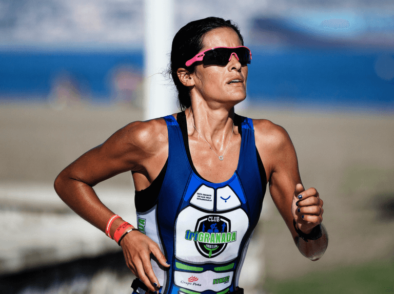 Running with sun protection gear